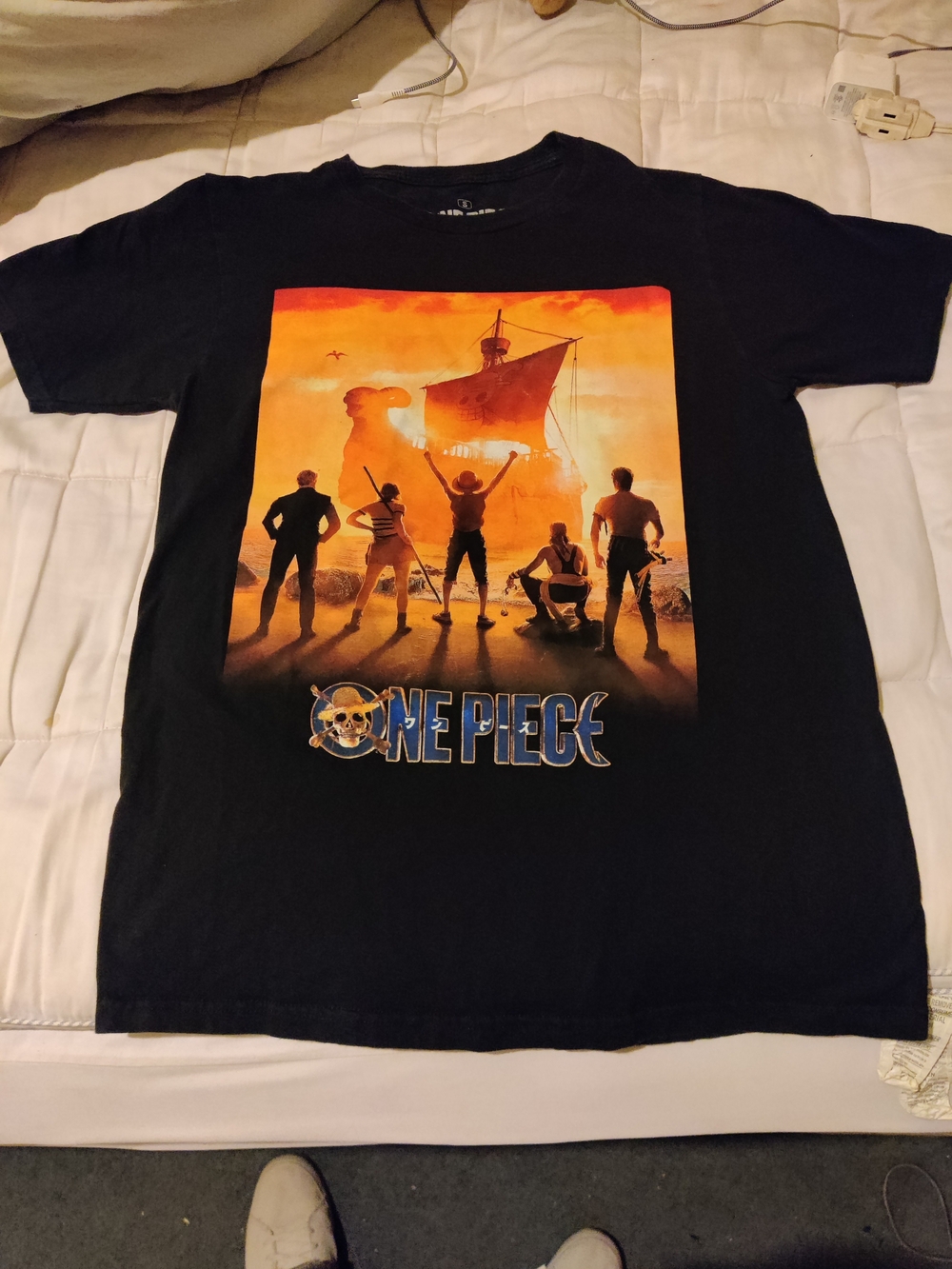 One Piece Shirt Adult Small  Live Action Luffy Nami Sanji Zoro Usopp (Hot Topic
